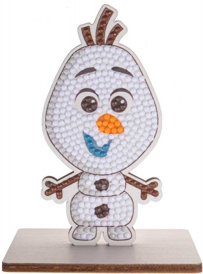 Комплект за диамантена бродерия, Craft Buddy, Crystal Art Buddies, Олаф, 7 части