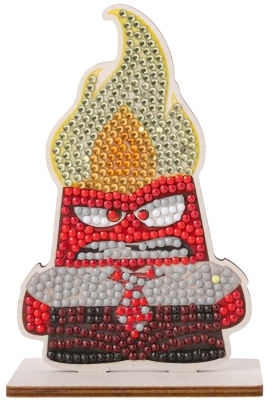 Комплект за диамантена бродерия, Craft Buddy, Crystal Art Buddies, Anger, 7 части