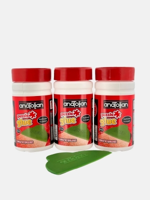 Set de lipici puzzle, Anatolian, 3buc x 140ml