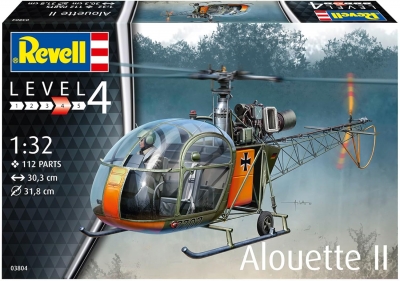 Model asamblat, Revell, Elicopter - Alouette II