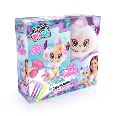 Творчески комплект, Canal Toys, Плюшена играчка за оцветяване, Сладко чудовище