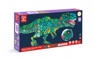 Puzzle, Hape, Dinozaur, 202 piese