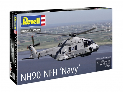Model de asamblare, Revell, elicopter Navy NH90, 159 de piese