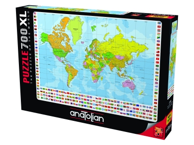 Puzzle, Anatolian, Harta Politică a Lumii, 700 de piese