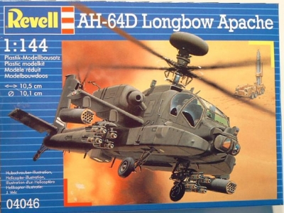 Model asamblat, Revell, elicopter de atac US AH-64D Longbow Apache, 79 de piese