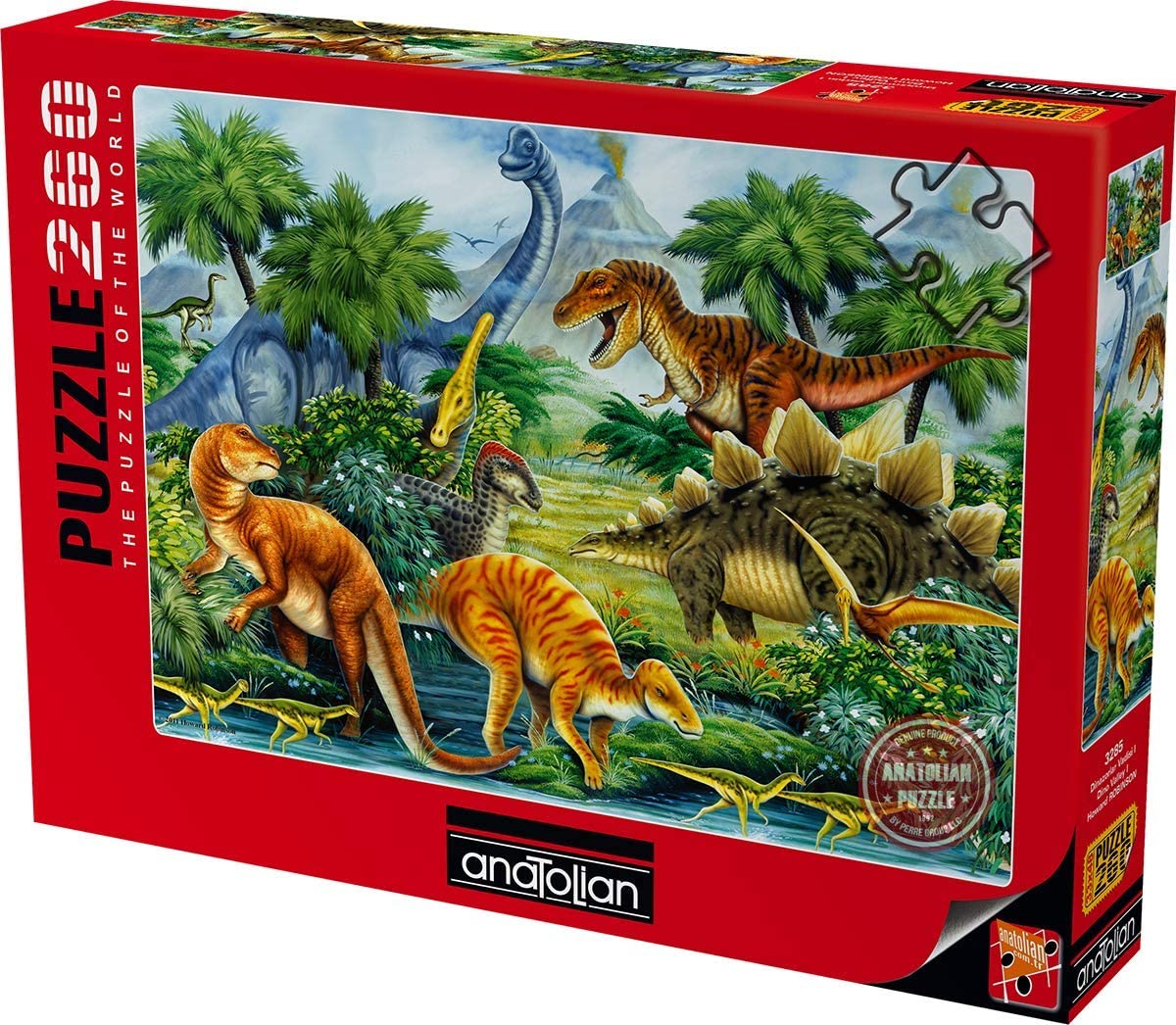 Puzzle, Anatolian, Valea Dinozaurilor I, 260 de piese