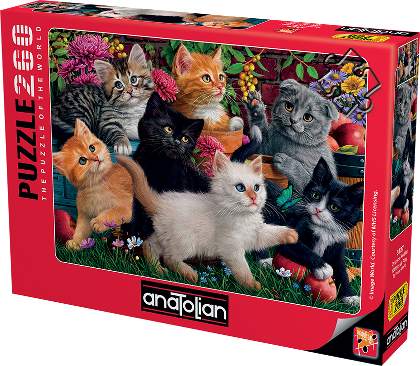 Puzzle, Anatolian, Pisicuțe Jucăușe, 260 de piese