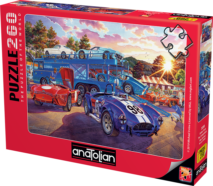 Puzzle, Anatolian, Mașini de curse, 260 de piese