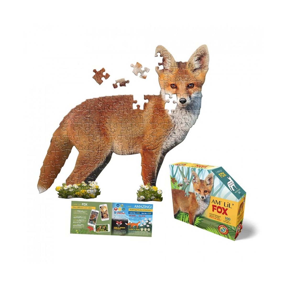 Puzzle WOW Vulpe, 100 piese